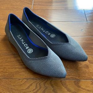 Rothy’s The Point in Cloud Gray Birdseye